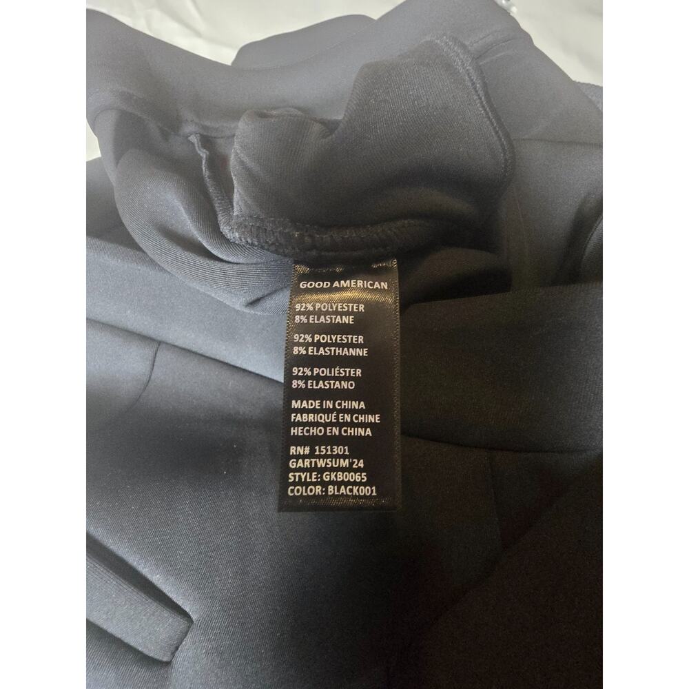 Good American Wide Leg Trousers in Black - Picture 9 of 11